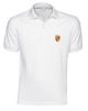 Picture of Mens Porsche Crest Polo Shirt in White