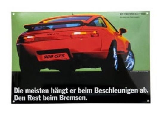 Picture of Enamel Plate, Porsche Classic 928 GTS