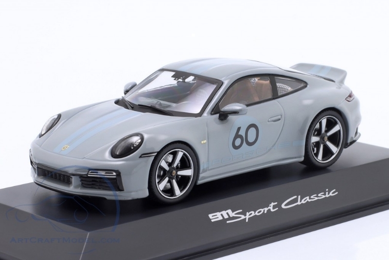 Picture of 911 Sport Classic (992), Grey Metal, Limited Edition, 1/43 Model