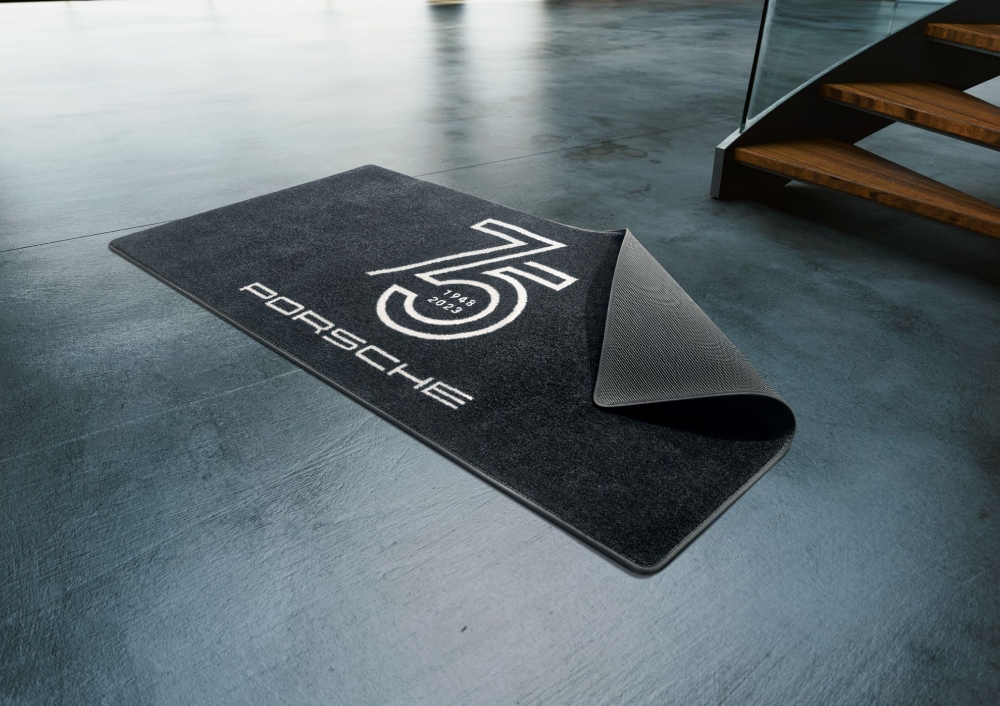 Picture of Garage Mat in 75Y of Porsche Sportscars Design - Large