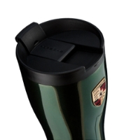 Picture of Porsche Crest Thermo Mug in Green Metallic