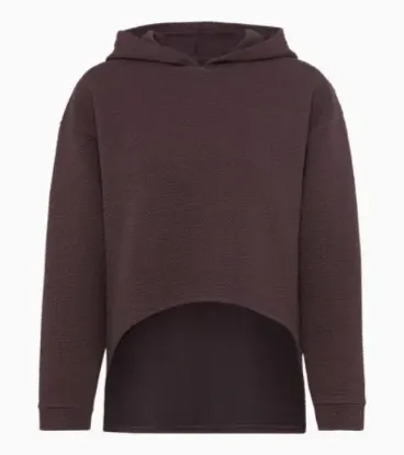 Picture of Textured Yoga Hoodie Blackberry/Kalahari