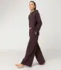 Picture of Textured Yoga Hoodie Blackberry/Kalahari