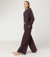 Picture of Textured Yoga Hoodie Blackberry/Kalahari