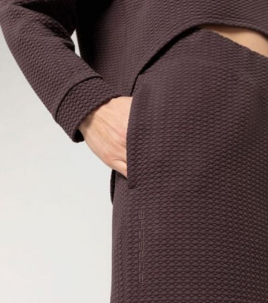 Picture of Textured HW Yoga pants - Blackberry/Kalahari