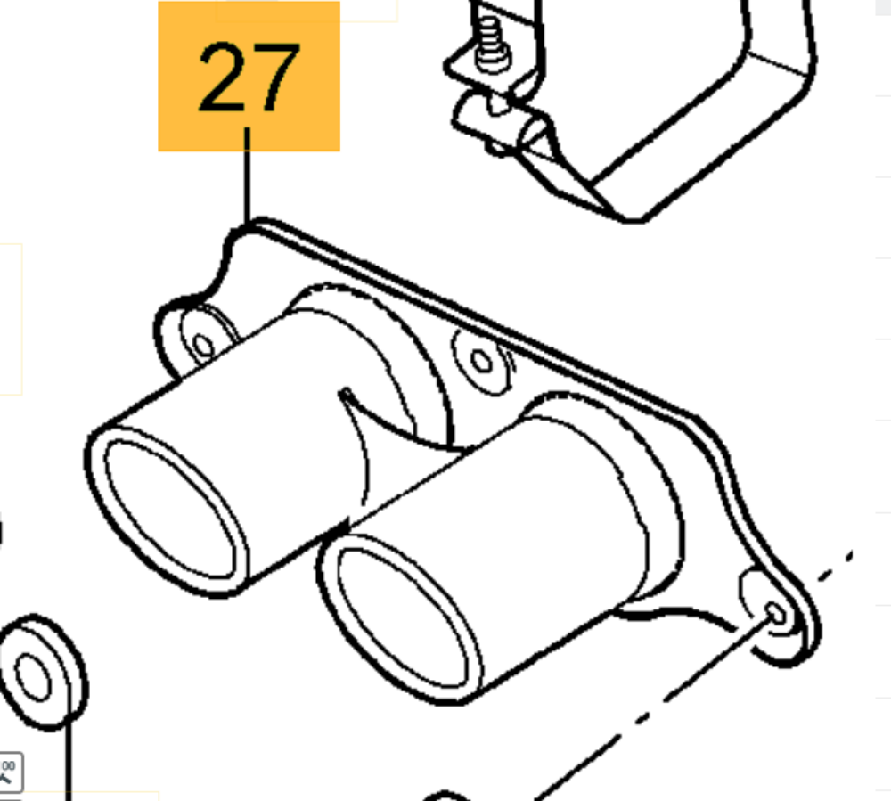 Picture of 997.2 GT3RS 3.8L Titanium Tailpipes