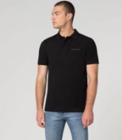 Picture of Mens Classic Logo Polo Shirt in Black