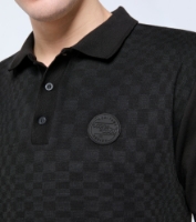 Picture of Men's Jacquard Polo-Shirt – 911 Spirit 70 - Black