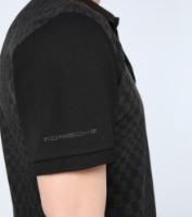 Picture of Men's Jacquard Polo-Shirt – 911 Spirit 70 - Black