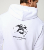 Picture of Unisex Hoodie - 75Y Porsche In Australia, White