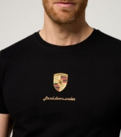 Picture of Unisex T-Shirt - 75Y Porsche In Australia, Black