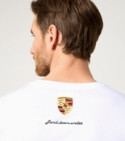 Picture of Unisex T-Shirt - 75Y Porsche In Australia, White